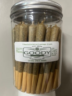 Permanent Marker Pre-rolls 50 King Size (1) one gram each 16.15% THCa TheGoodyCorner.com